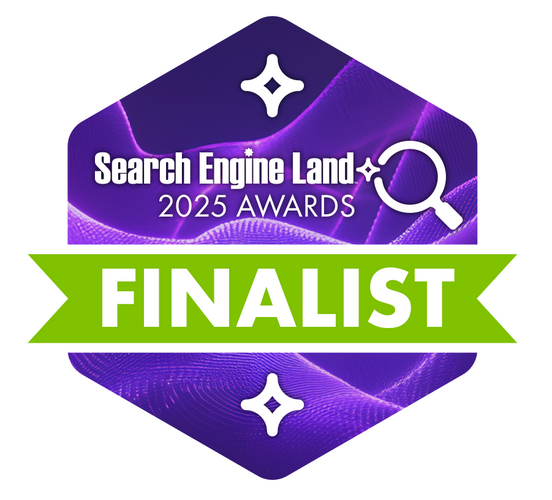 Search Engine Land Awards Finalist 2025 badge